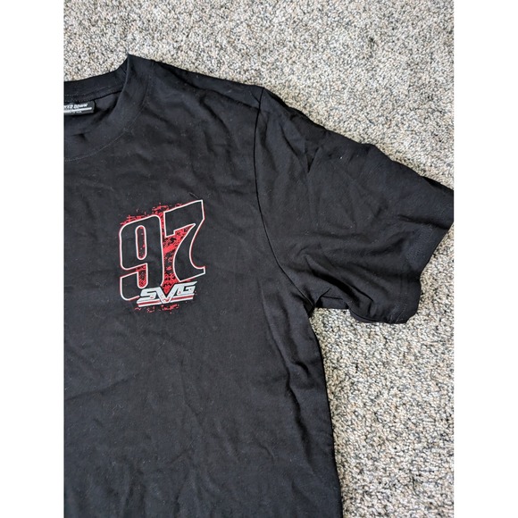 Locked Down Shane Van Gisbergen SVG 97 Racing Graphic Tee Mens Small Black Shirt - Picture 2 of 6